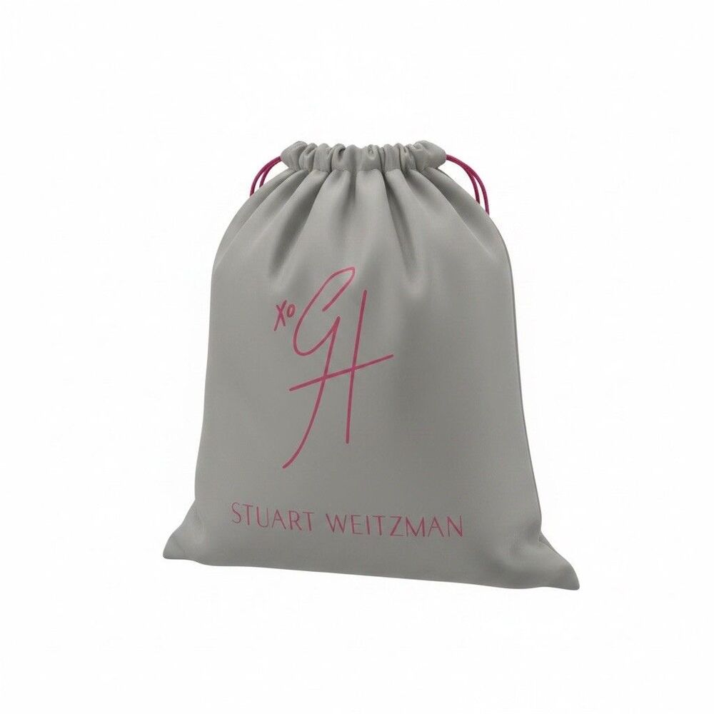 STUART WEITZMAN X Gigi Hadid Gray Dust Cover Storage Bag for Shoes 15” x 15.5”